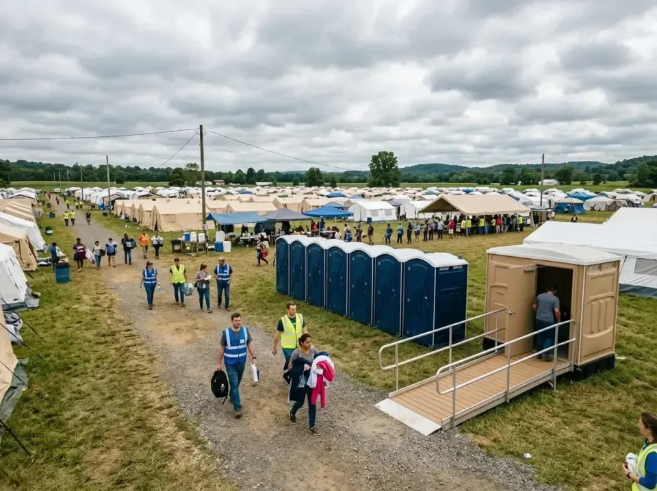 disaster-relief-camp-restrooms-010 — frequently asked questions, Dumpster & Portable Bathrooms Rental in Leisure World, MD